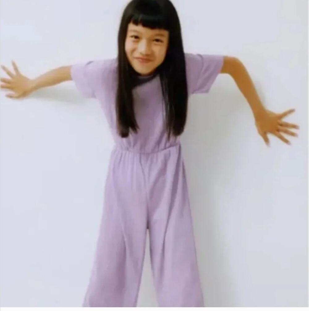 Zara GIRL Ribbed Jumpsuit in PURPLE (13-14 Years)
